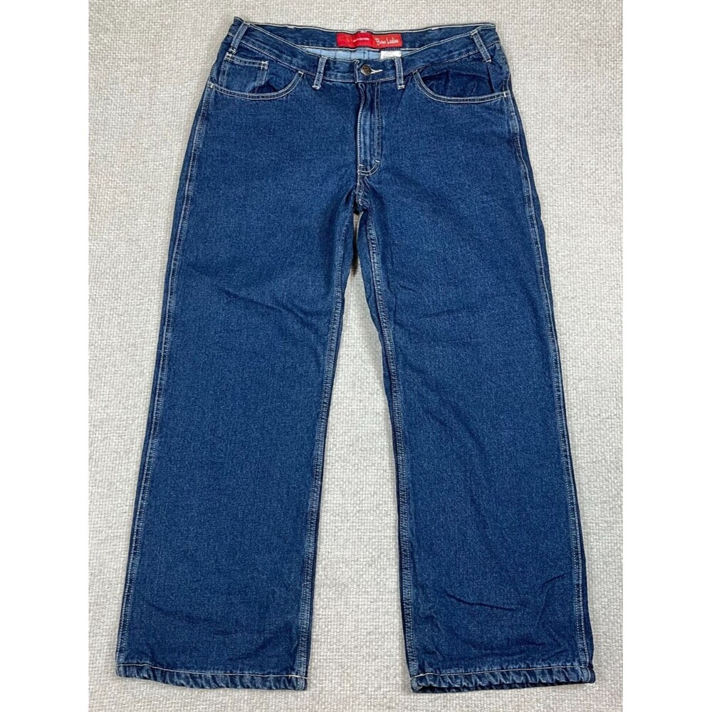 Berne Ladies Flannel Lined Jeans Womens 14 Short Cotton Blue Denim Work Pant NEW